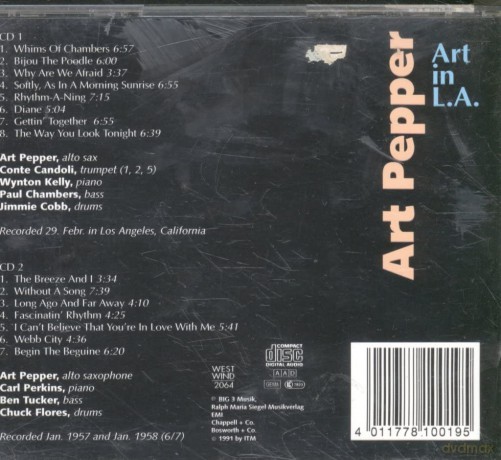Art. Pepper: Art in L.A. [2CD]