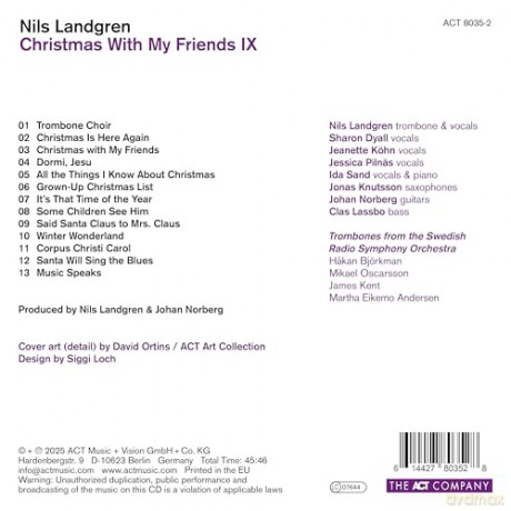 Nils Landgren: Christmas With My Friends IX [CD]
