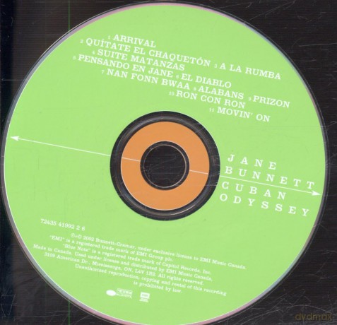 Jane Bunnett: Cuban Odyssey [CD]