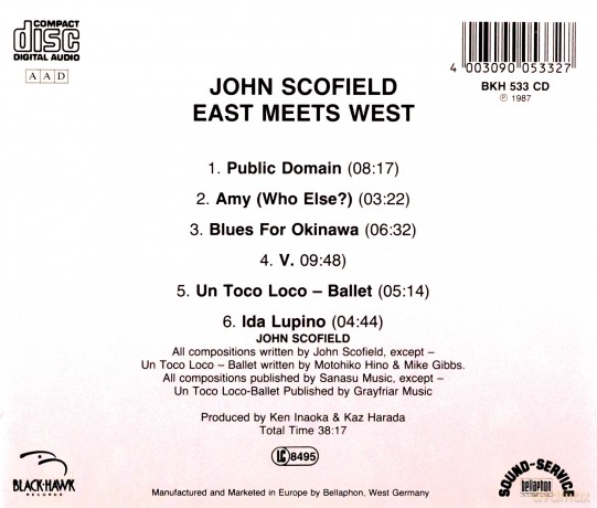 John Scofield: East Meets West [CD]