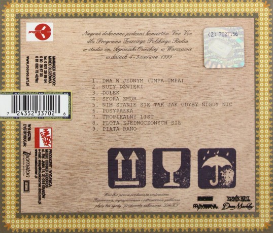 Voo Voo: Koncert W Trójce [CD]