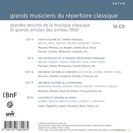 Various Artists: Les collections sonores BnF - Grands musiciens du repertoire classique [10CD]