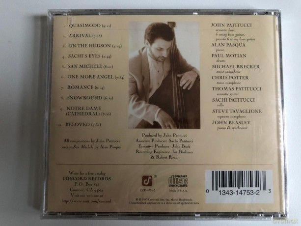John Patitucci: One More Angel (USA) [CD]