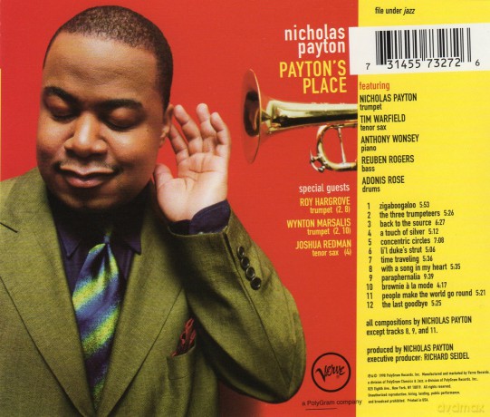 Nicholas Payton: Payton's Place [CD]