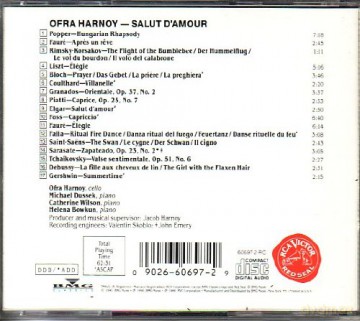 Ofra Harnoy: Salut D'Amor [CD]