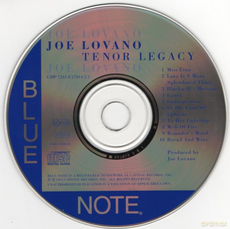 Joe Lovano: Tenor Legacy [CD]