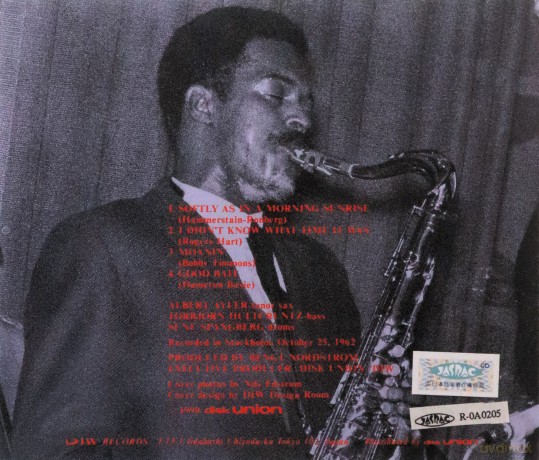 Albert Ayler: The First Recording vol. 2 [CD]