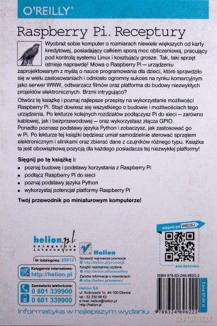 Raspberry Pi Receptury - Simon Monk [KSIĄŻKA]