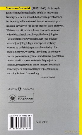 Ossowski z Perspektywy Półwiecza - Antoni Sułek [KSIĄŻKA]