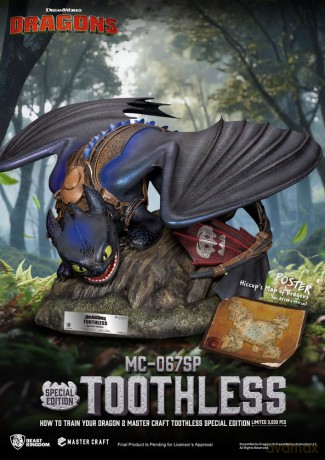 How To Train Your Dragon 2 Master Craft Statue Toothless 38 cm