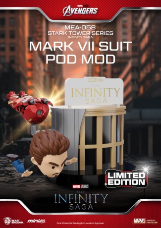 Marvel Mini Egg Attack Figures The Infinity Saga Stark Tower series Loki 12 cm
