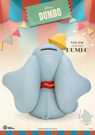 Disney Funktional Figure Vinyl Bank Dumbo 34 cm