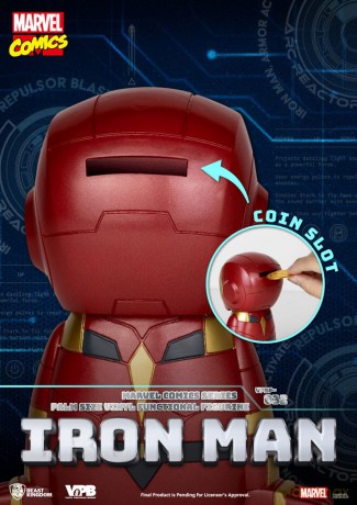 Classic Marvel Comics Piggy Vinyl Bank Iron-man 12 cm