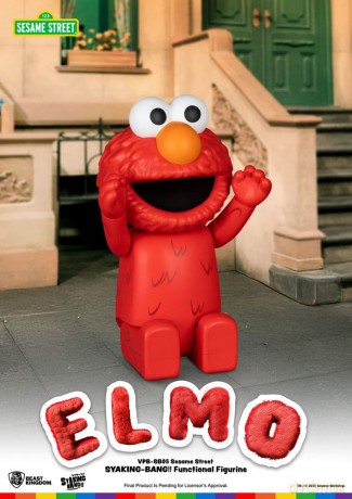 Sesame Street Syaking Bang Vinyl Piggy Bank Elmo 47 cm