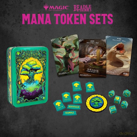 Magic the Gathering Dice and Token Pack Green Mana