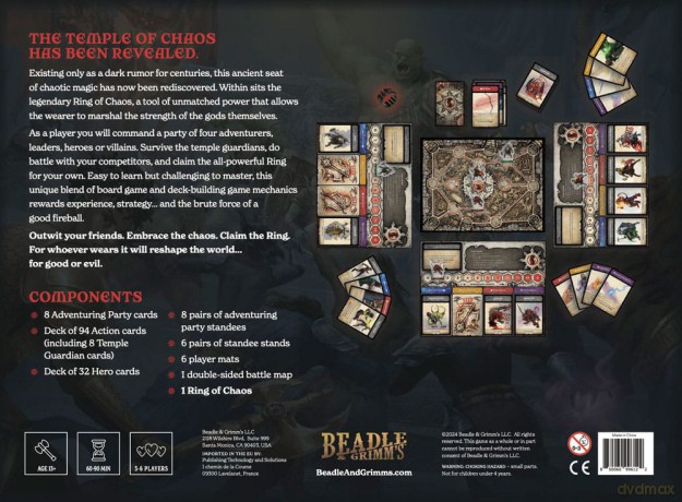 Ring of Chaos Table Top Role Playing Game Board Game *English Version*