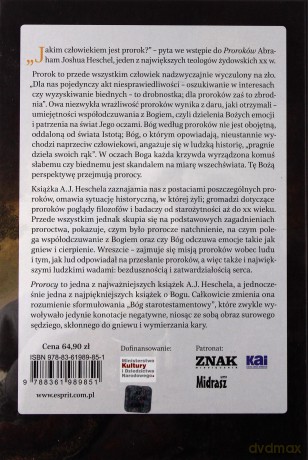 Prorocy - Abraham Joshua Heschel [KSIĄŻKA]