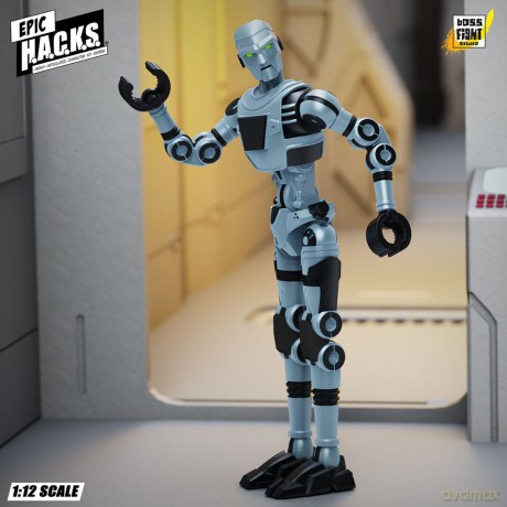 CGT Corp Epic H.A.C.K.S. Action Figure 1/12 Wave 1 CGT Combat Drone: Agile Battle Robot 18 cm