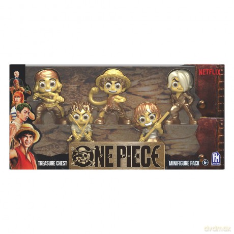 One Piece Mini figures Set Gold 6 cm