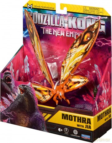 Godzilla x Kong: The New Empire Action Figure Mothra with Jiva 15 cm
