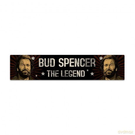 Bud Spencer Tin Sign with Magnet The Legend 16 x 3,5 cm