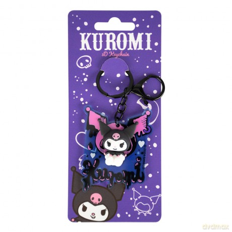 Sanrio 3D Acrylic Keychain Kuromi