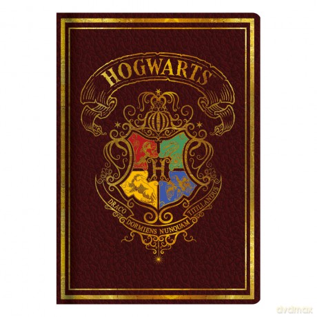 Harry Potter A5 Notebook Red Colourful Crest Case (6)