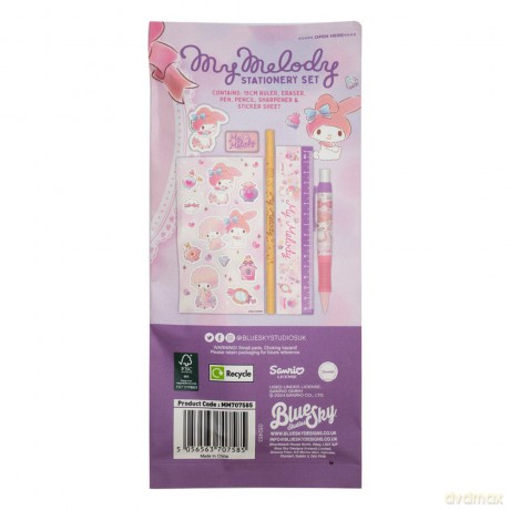 Sanrio Stationery Set 6-Pack My Melody