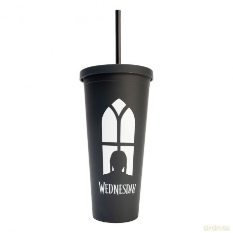 Wednesday Tumbler with Straws 485 ml