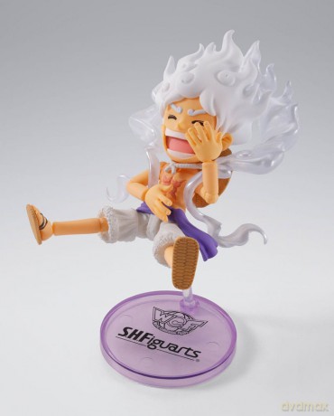 One Piece World Collactable Figures x S.H. Figuarts Action Figure Monkey D. Luffy Gear 5 8 cm