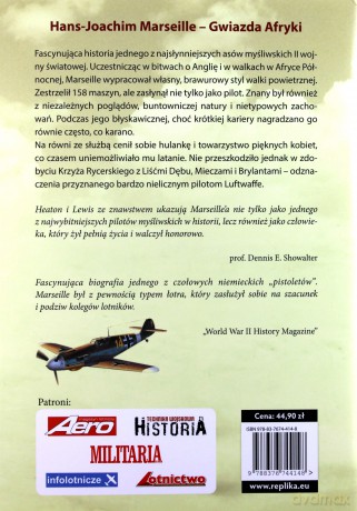 Gwiazda Afryki Hans Marseille Niepokorny As Luftwaffe - Colin D. Heaton [KSIĄŻKA]