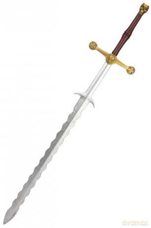 Warhammer Foam sword Armoury Imperial Flamberge 150 cm