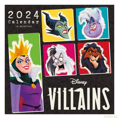 Disney Villains Kalendarz 2024 Once I was Alone