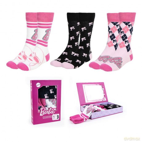 Barbie Socks 3-Pack 36-43