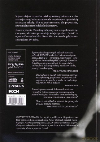 Homobiografia - Krzysztof Tomasik [KSIĄŻKA]
