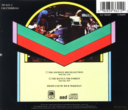 Rick Wakeman: Journey To The Centre Of The Earth [CD]