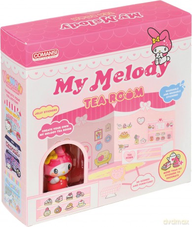 Hello Kitty and Friends Mini figure Sticker House My Melody Tea Room