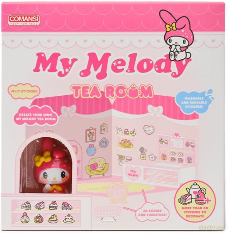 Hello Kitty and Friends Mini figure Sticker House My Melody Tea Room