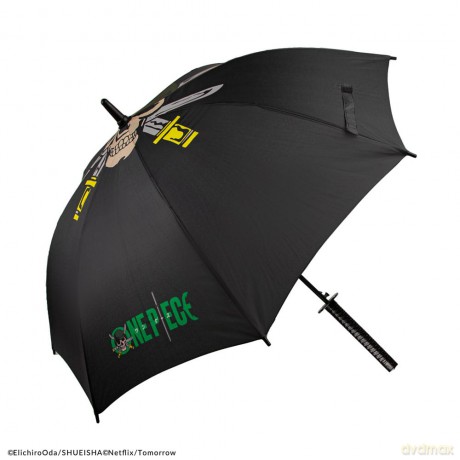 One Piece Parasol Zoro Black Sword