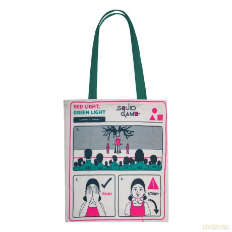 Squid Game Tote Bag Young-hee Blue Print