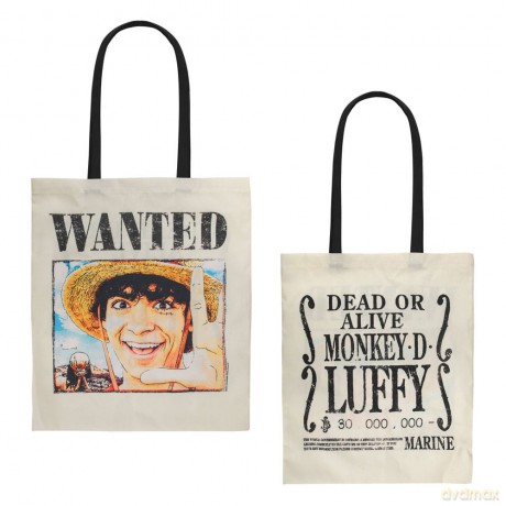 One Piece Torba Materiałowa Wanted Luffy