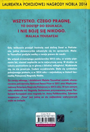To Ja Malala - Malala Yousafzai, Christina Lamb [KSIĄŻKA]