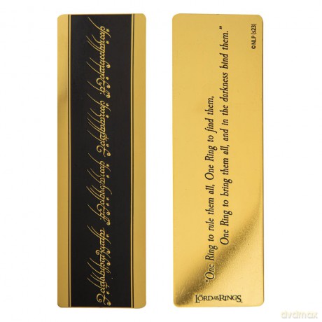 Lord of the Rings Bookmark One Ring 14 x 4 cm