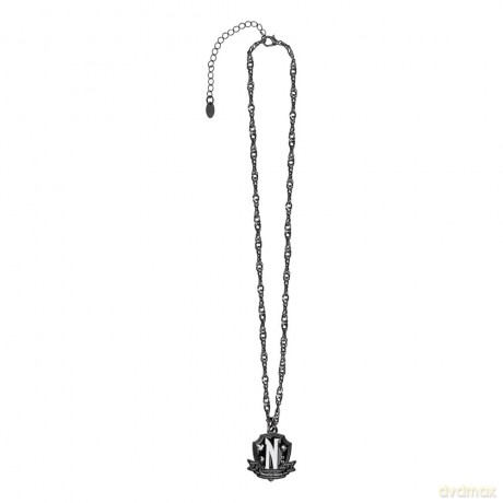 Wednesday Necklace with Pendant Nevermore Academy Black