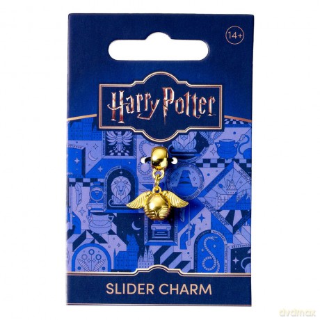 Harry Potter Charm Golden Snitch (Golden Tone)