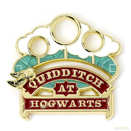 Harry Potter Pin Badge Quidditch (Golden Tone)