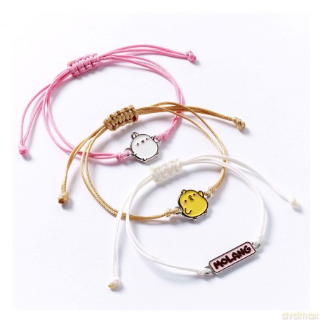 Molang Bracelets 3-Pack Molang and Piu Piu 18 cm