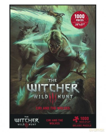 Witcher 3 Wild Hunt Puzzle Ciri and the Wolves 1000