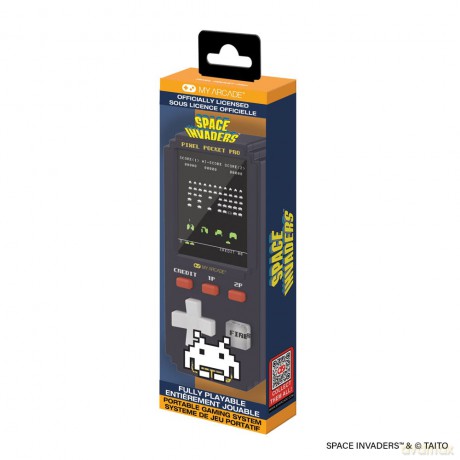 Space Invaders Portable Gaming System Pixel Pocket Pro