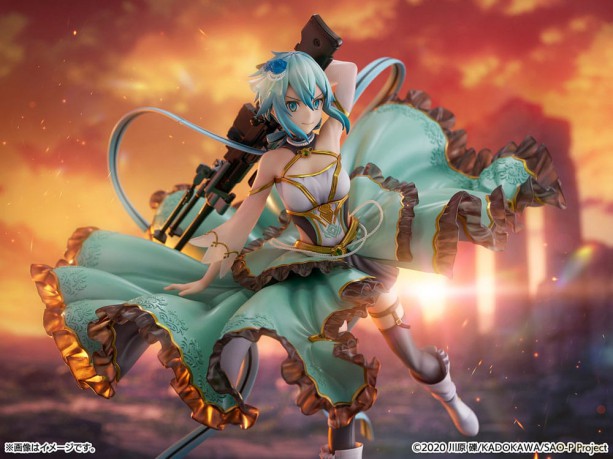 Sword Art Online SHIBUYA SCRAMBLE FIGURE PVC Statue 1/7 Sinon Crystal Dress Ver. 29 cm